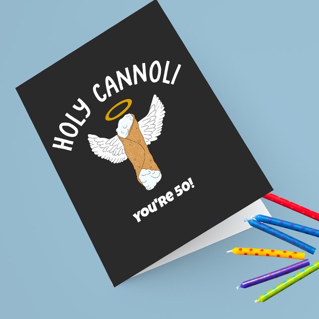 Rolig Heliga Cannoli Italienskt Anpassat År Kort (Skapare uppladdad)