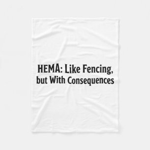 Rolig Hema Tröja - Som Fäktning Men Med Konsekvens Fleecefilt