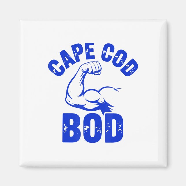Rolig herr Cape Cod Bod Machusetts sommar strand F Magnet (Framsidan)