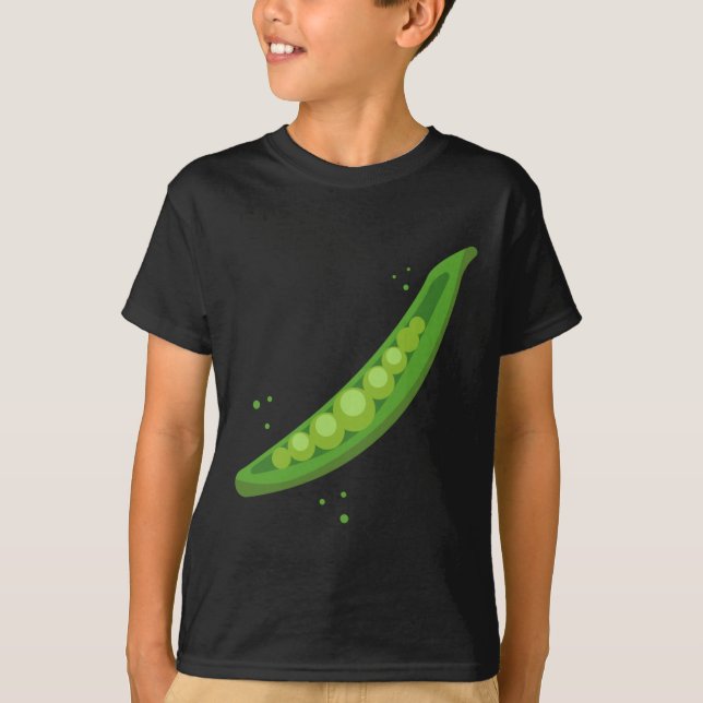Rolig herr pea pod par klänning matchande kläder t shirt (Framsida)