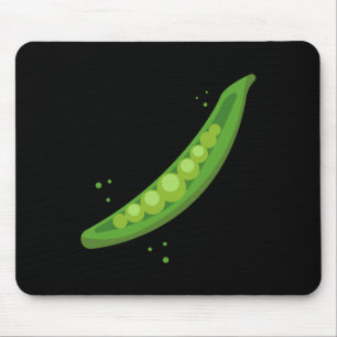 Rolig herr pea pod par outfit matchande kläder musmatta