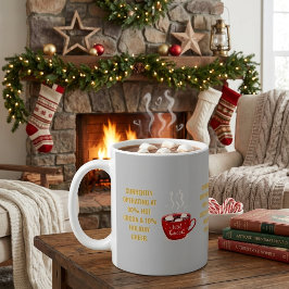 Rolig het choklad & höstglädje festlig jul kaffemugg