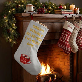 Rolig het choklad & höstglädje festlig jul liten julstrumpa
