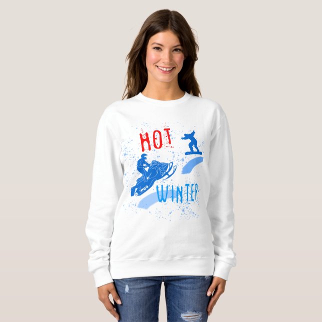 Rolig het vinter tee shirt (Hel framsida)