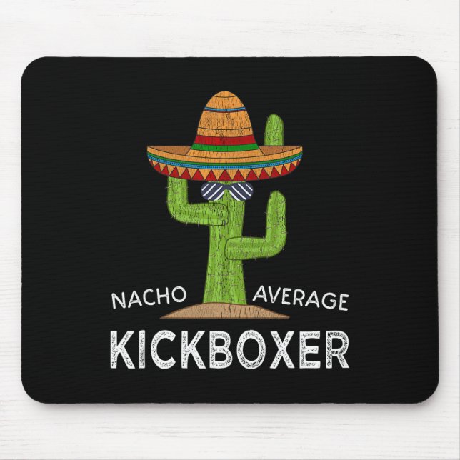 Rolig Hilarisk Kickboxare Meme Rolig Kickboxning  Musmatta (Framsidan)