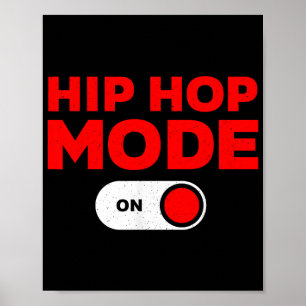 Rolig Hip Hop-design För Män Kvinnor 90s Hip Hop D Poster