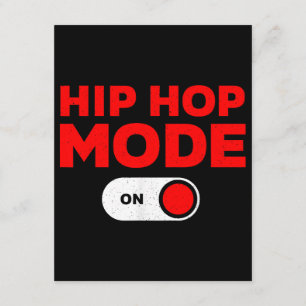 Rolig Hip Hop-design För Män Kvinnor 90s Hip Hop D Tilläggskort