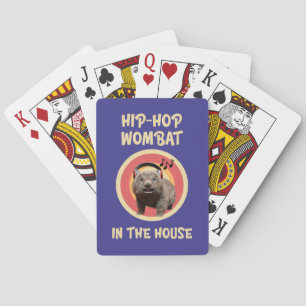 Rolig Hip-hop Vombat i Huset Casinokort