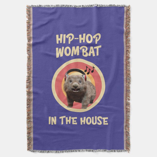 Rolig Hip-hop Vombat i Huset Filt (Framsidan Vertikal)