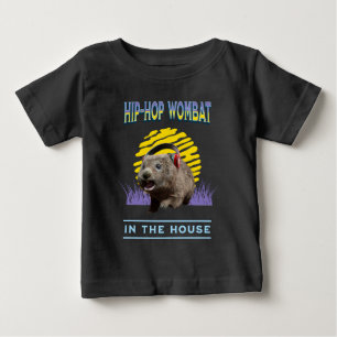 Rolig Hip Hop Wombatmusik Humor T Shirt