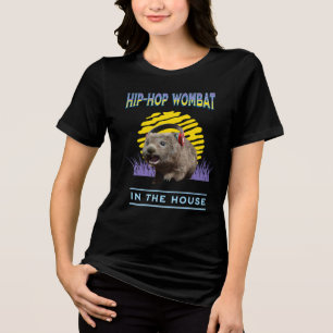 Rolig Hip Hop Wombatmusik Humor T Shirt