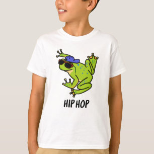 Rolig Hiphop Hoppande Groda Puns T Shirt