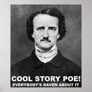 Rolig Historia Poe Rolig Poster
