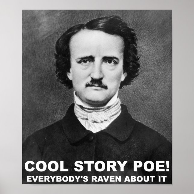 Rolig Historia Poe Rolig Poster (Framsidan)