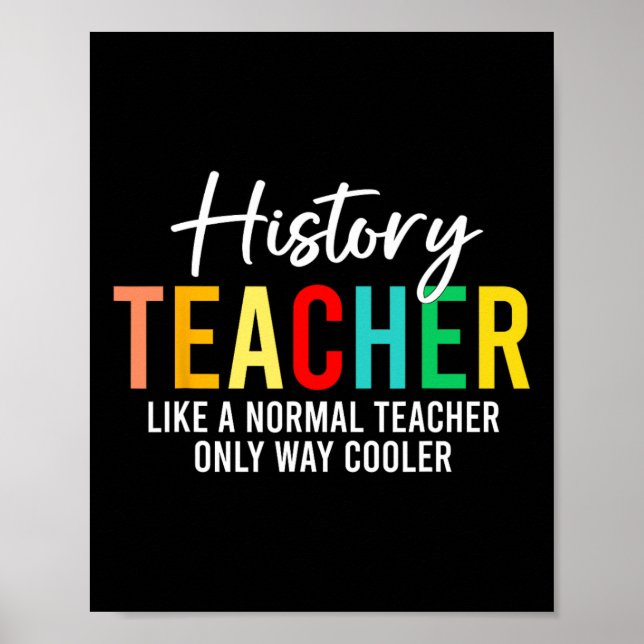 Rolig historielärardefinition Tillbaka till skolan Poster (Framsidan)