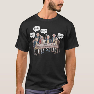 Rolig historielärare Grundlagsfäderna Historisk T Shirt