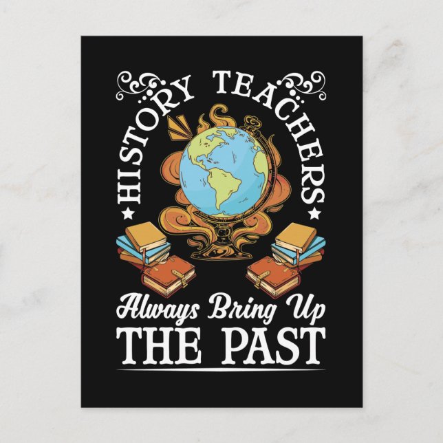 Rolig historielärare Historiker Vykort (Framsida)