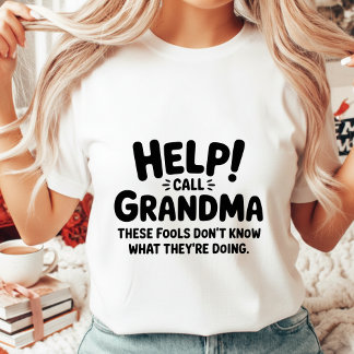 Rolig hjälpsamtal mormor Kvinnors mormorpresent T Shirt
