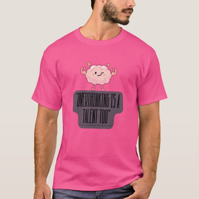 Rolig hjärnkraftskläder för introverta t shirt (Framsida)