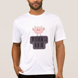 Rolig hjärnkraftskläder för överanalysatorer t shirt