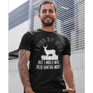 Rolig hjort som jagar Fröcken min fruskjorta T Shirt