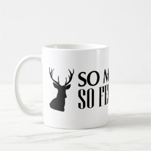 Rolig hjortjaktmugg kaffemugg