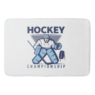 Rolig hockey badrumsmatta