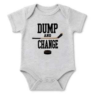 Rolig Hockey Dump och Byta T Shirt