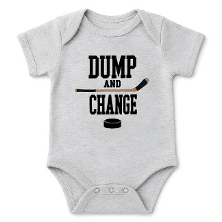 Rolig Hockey Dump och Byta T Shirt