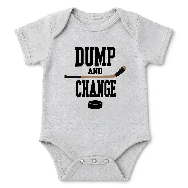 Rolig Hockey Dump och Byta T Shirt (Skapare uppladdad)
