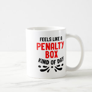 Rolig Hockey Känns Som En Straffbänk Hockey Spelar Kaffemugg