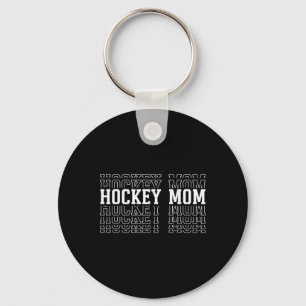 Rolig Hockey Mamma Lagertext Mor Mamma Tränare _1 Nyckelring