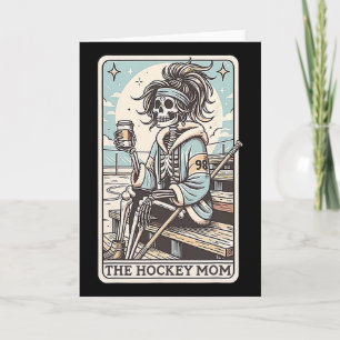 Rolig Hockey Mamma Skelett Kort