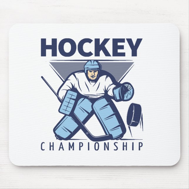 Rolig hockey musmatta (Framsidan)