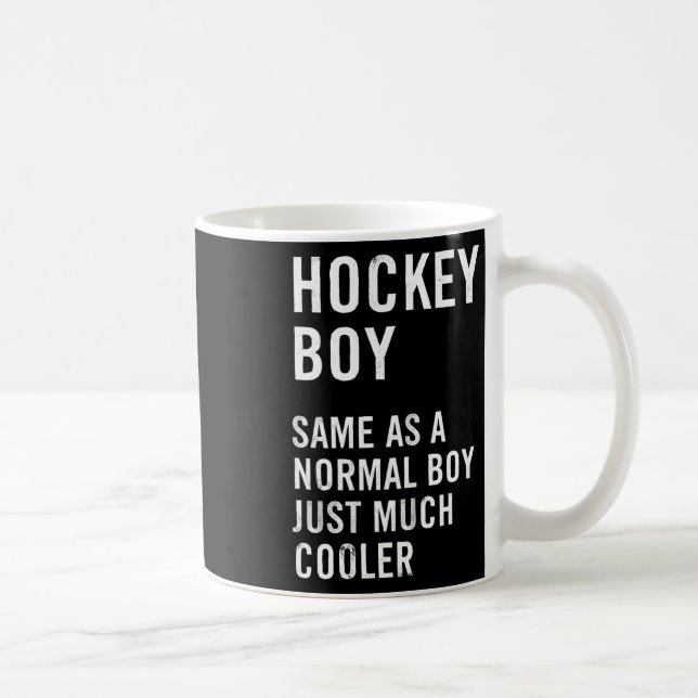 Rolig Hockey Pojke Definition  Kaffemugg (Höger)