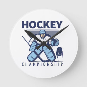 Rolig hockey rund klocka