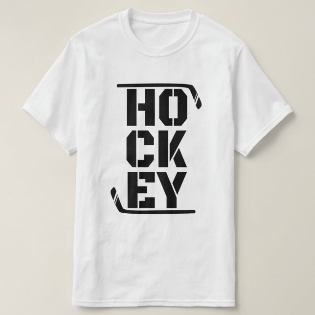 Rolig Hockey T Shirt (Design framsida)