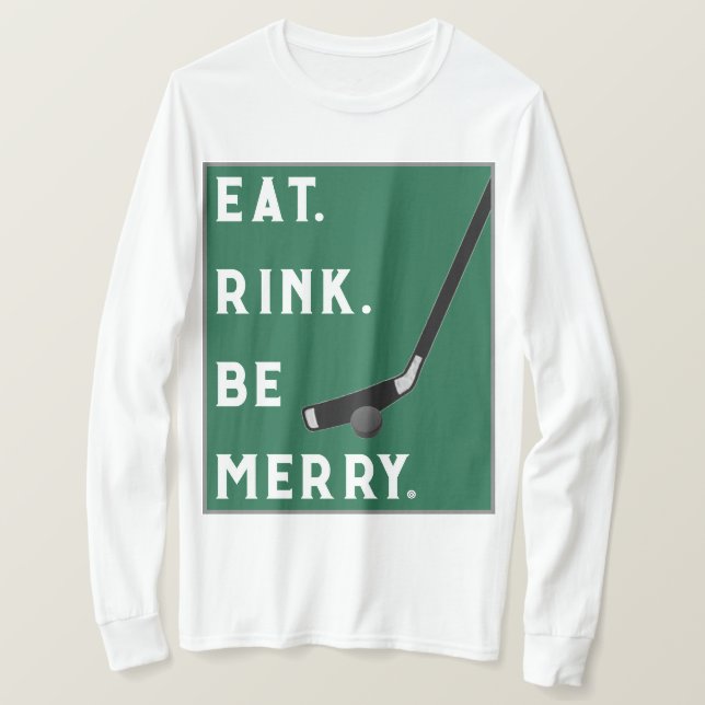 Rolig Hockey T-Shirt (Design framsida)