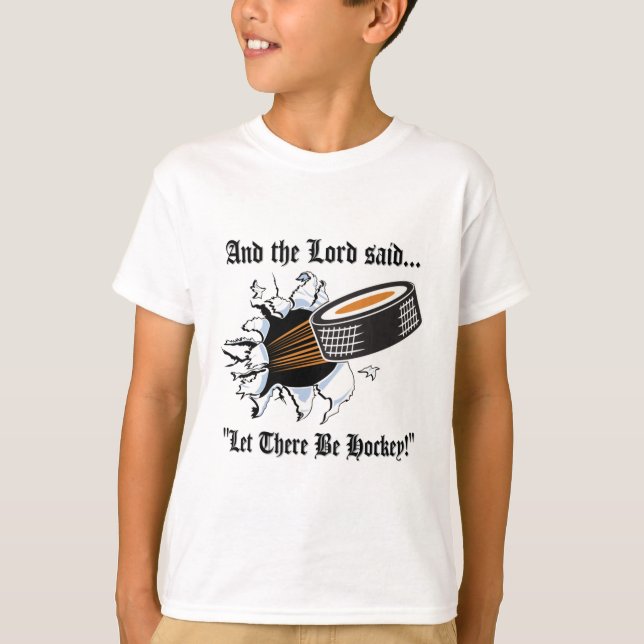 Rolig hockey tee shirt (Framsida)