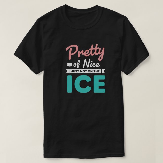 Rolig hockeycitat t shirt (Design framsida)