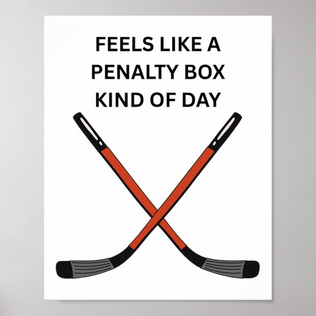 Rolig hockeydesign. Känns som en straffbås typ Poster (Framsidan)