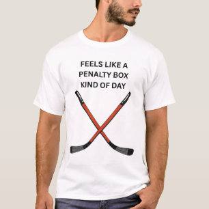 Rolig hockeydesign. Känns som en straffbåsetyp T Shirt