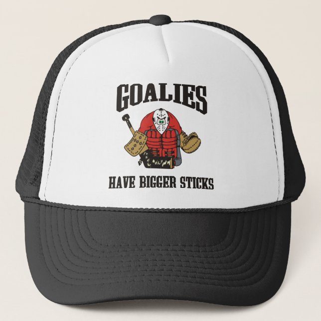 Rolig hockeyGoalie Truckerkeps (Framsida)