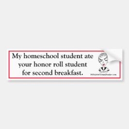 Rolig Homeschool bildekal