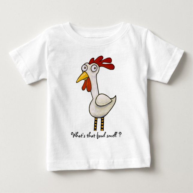 Rolig höna t shirt (Framsida)