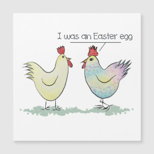 Rolig höna var en påskägg