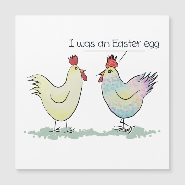 Rolig höna var en påskägg (Framsida)