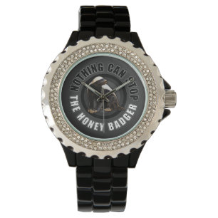 Rolig honey badger armbandsur