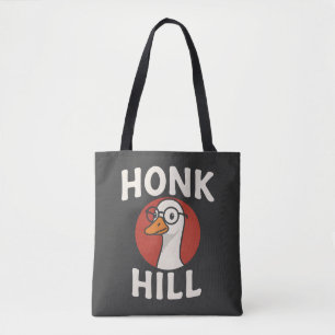 Rolig Honk Hill-Gåsdesign - Söt & Kaotisk Fågel Tygkasse