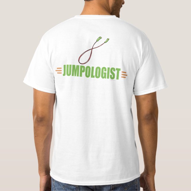 Rolig hopptågvirke t-shirt (Baksida)